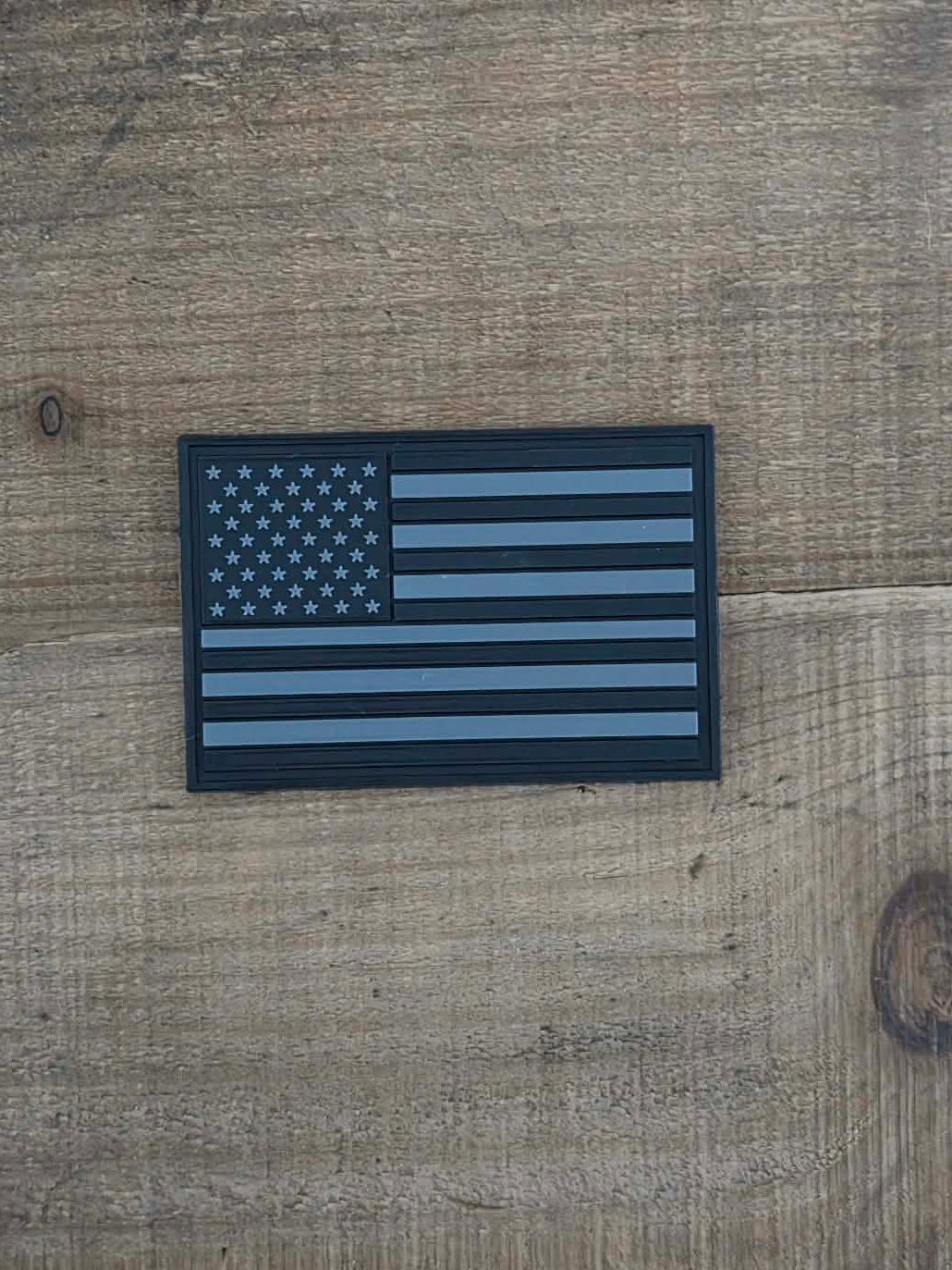 Dark Alternate American Flag PVC Patches