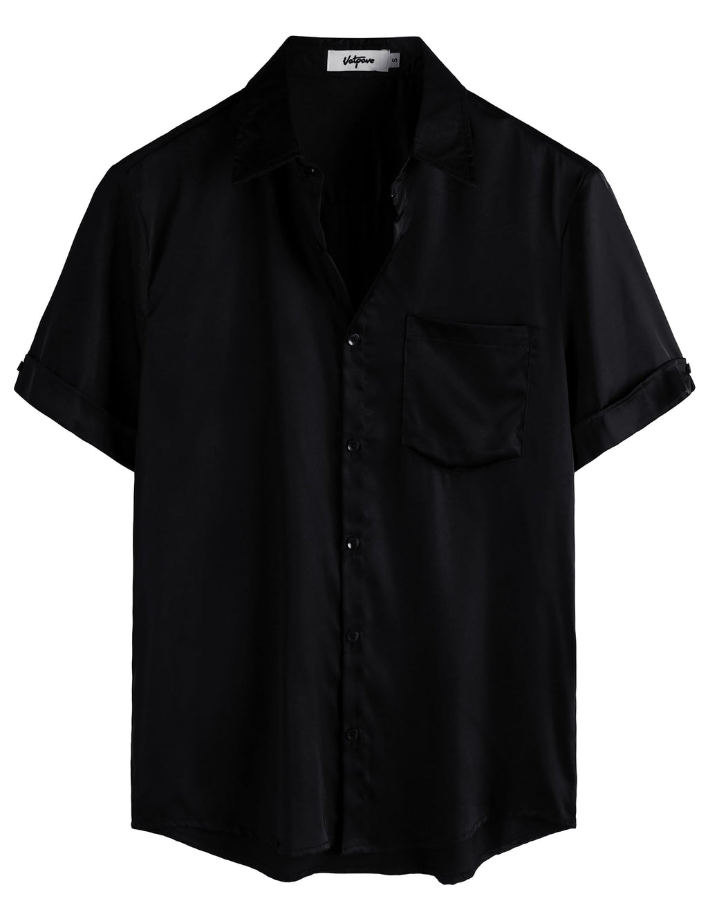 VATPAVE Mens Silk Satin Hawaiian Shirt Short Sleeve Button Down Shirts | Hawaii, Summer, Beach, Vacation, Tropical, Resort Wear, Jacquard, Going Out, Rave, Cool, Club, Floral, Holiday, with Pocket