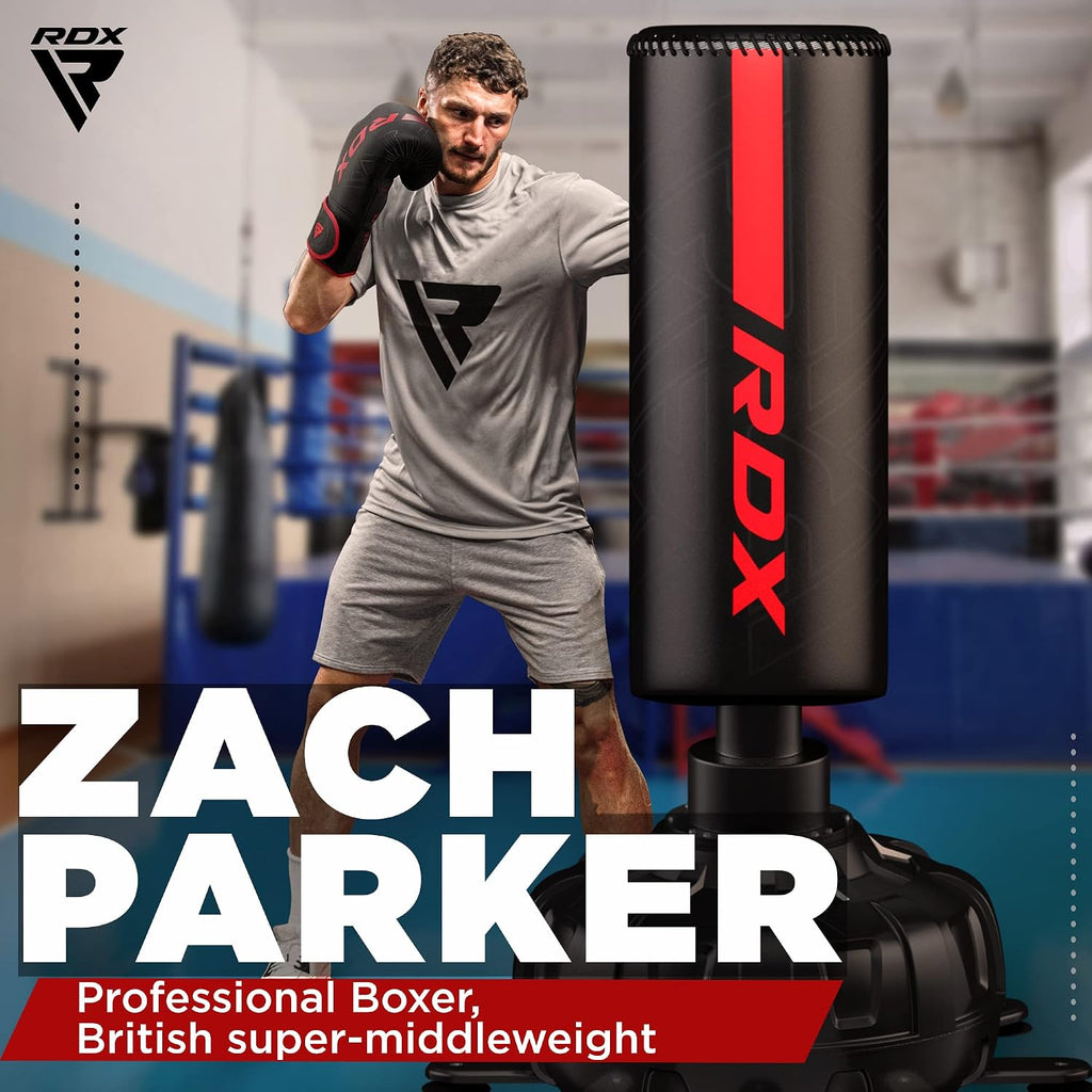 RDX Boxing Gloves, Pro Training Sparring, Maya Hide Leather, Muay Thai MMA Kickboxing, Men Women Adult, Heavy Punching Bag Focus Mitts Pads Workout, Ventilated Palm, Multi Layered, 8 10 12 14 16 18 Oz