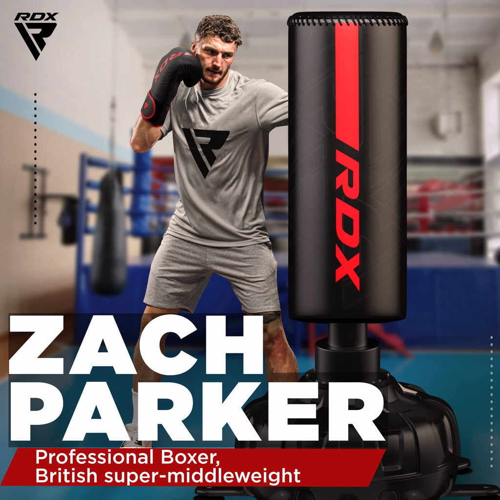 RDX Boxing Gloves, Pro Training Sparring, Maya Hide Leather, Muay Thai MMA Kickboxing, Men Women Adult, Heavy Punching Bag Focus Mitts Pads Workout, Ventilated Palm, Multi Layered, 8 10 12 14 16 18 Oz