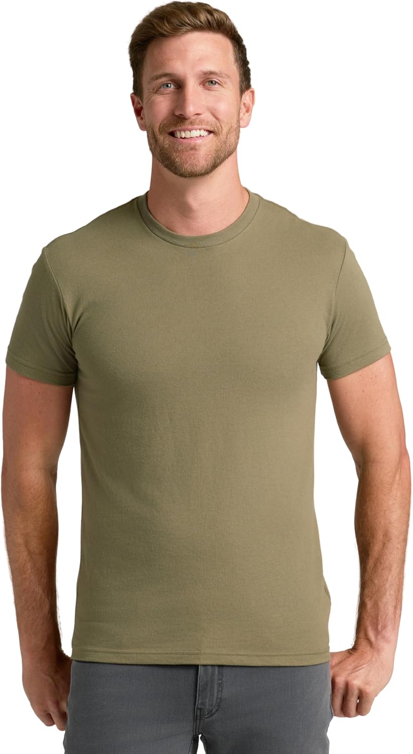 True Classic Mens T-Shirts – Short Sleeve Crew Neck T Shirts for Man, Cotton Blend Plain Novelty Men's T-Shirts