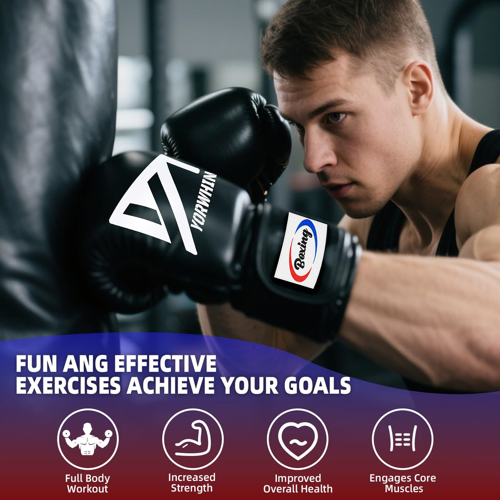 Boxing Gloves for Men Women, Training Sparring Boxing Gloves, Heavy Punching Bag Workout Gloves for Boxing Kickboxing Muay Thai Mixed Martial Arts MMA Training