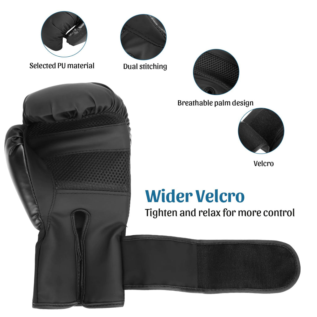Boxing Training Gloves Punching Bag Gloves for Women & Adult, Professional Shockproof Gloves for Training Playing Muay Thai, Sparring, Fighting Kickboxing
