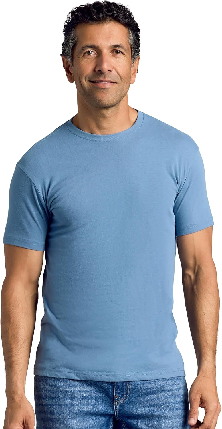 True Classic Mens T-Shirts – Short Sleeve Crew Neck T Shirts for Man, Cotton Blend Plain Novelty Men's T-Shirts