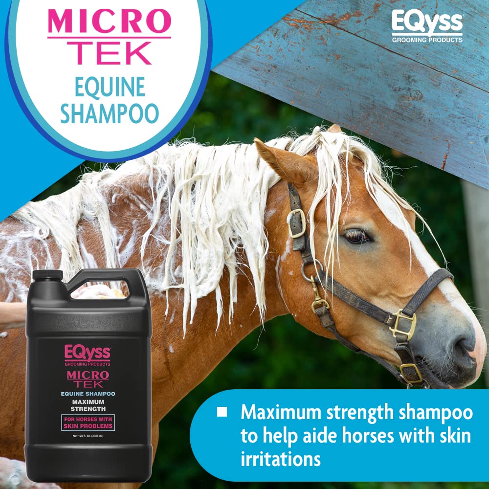 EQyss Micro-Tek Medicated Itch Relief Shampoo for Horses Gallon