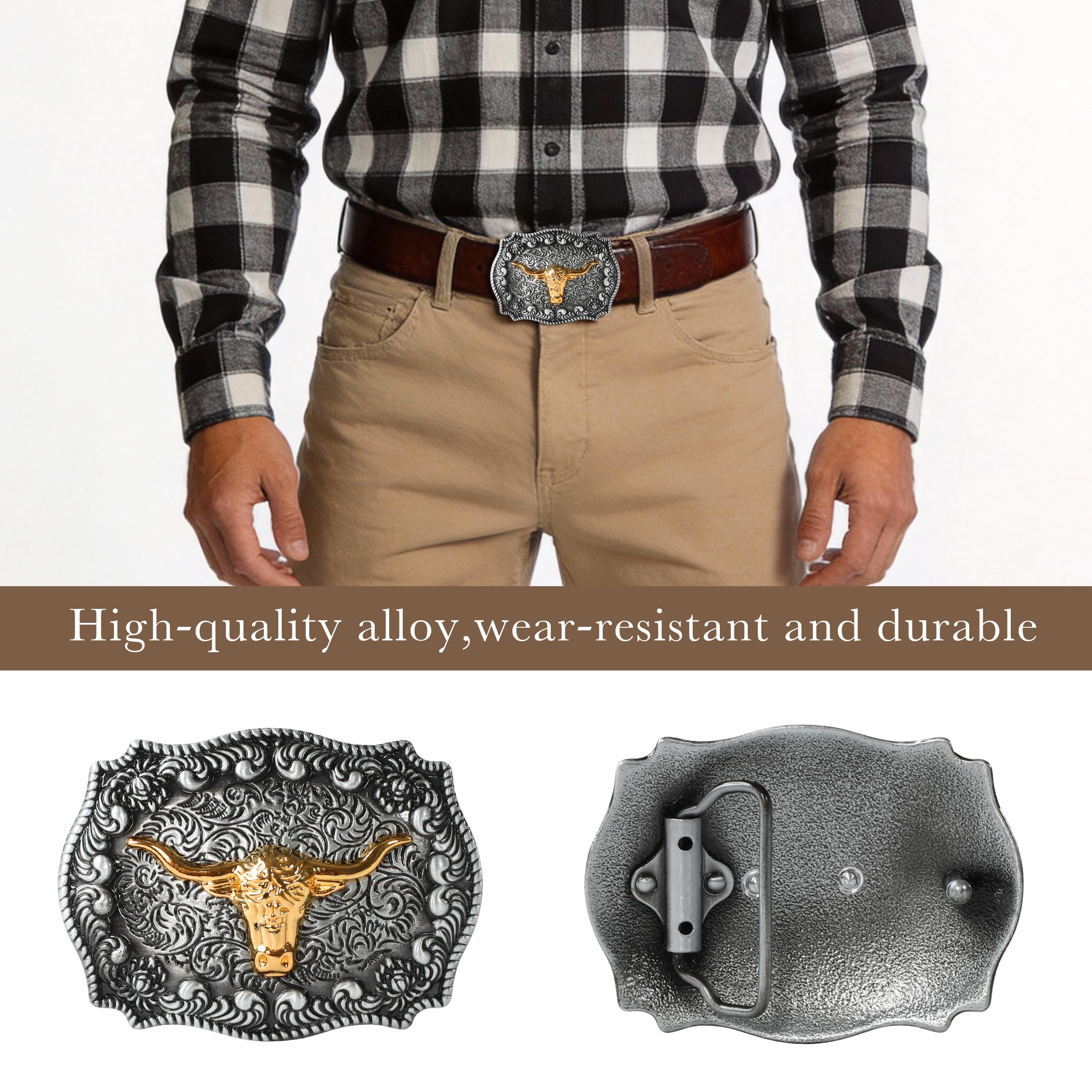 Western Cowboy Costume Outfit for Men Cowboy Hat Belt Neck Gaiter Face Cover Accessories for Halloween Party Cosplay