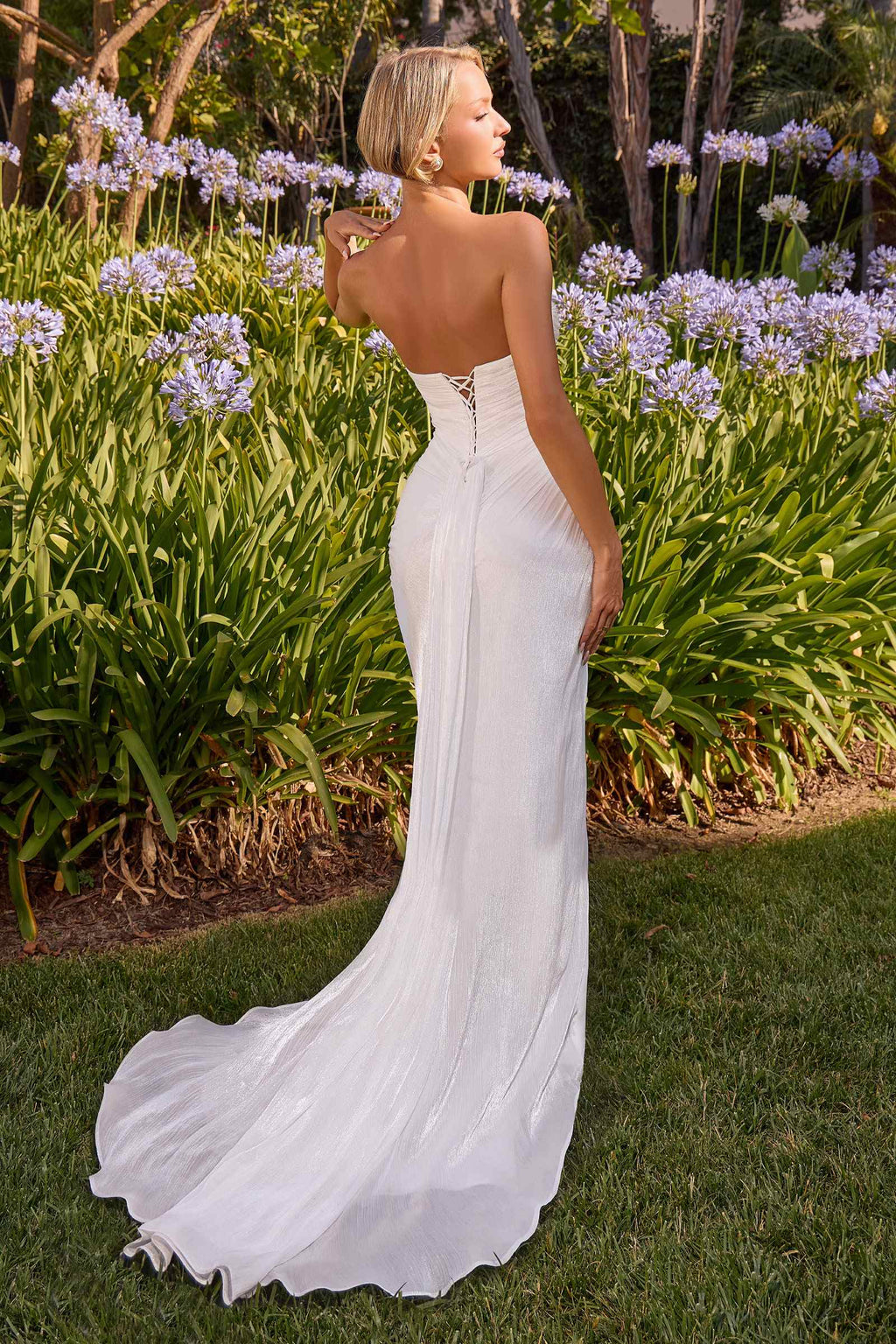 Ladivine CD411W Strapless Sweetheart Fitted Bridal Gown
