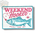 Weekend Hooker UV Printed Embroidery Look Patch
