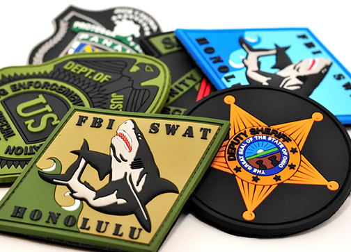 Custom PVC Patches - 50 Pieces
