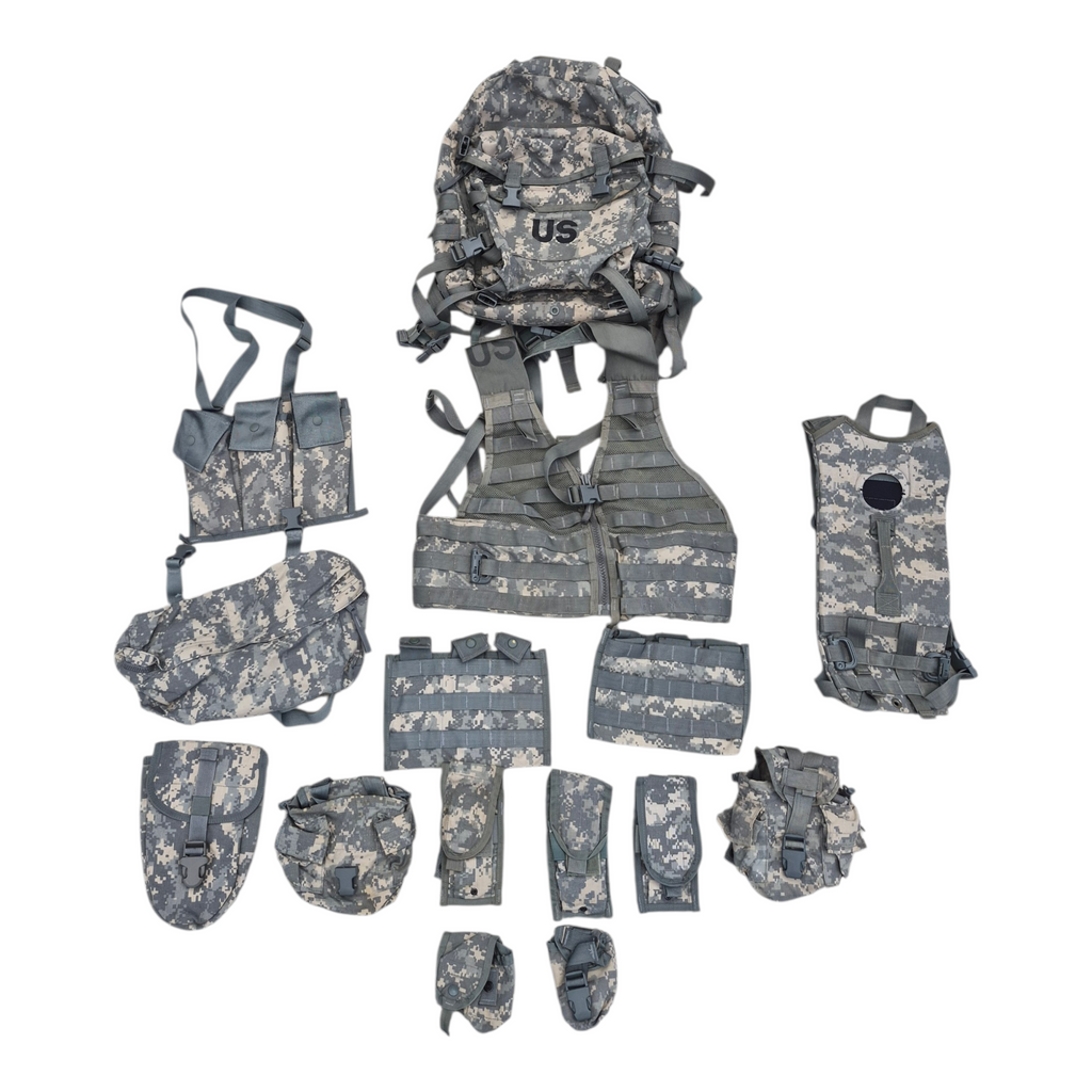 16 piece Riflemen Assault Pack FLC pouch kit USGI ACU /UCP