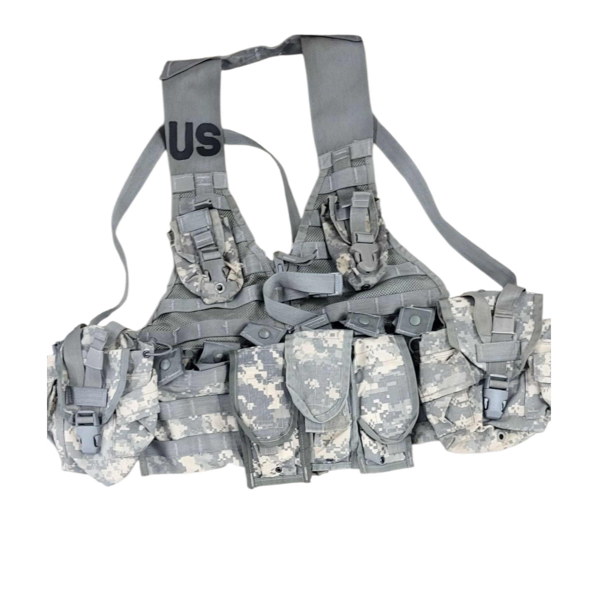16 piece Riflemen Assault Pack FLC pouch kit USGI ACU /UCP